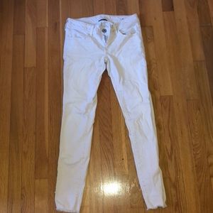 off white ripped jeans